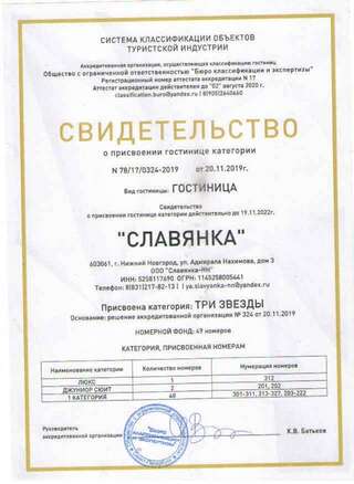 Гостиница Славянка Нижний Новгород-7